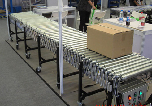 伸縮輥筒輸送機運行圖,www.999xiai.com